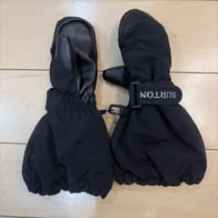 BURTON キッズ用ミトン ブラック スノーミット 2Tのサムネイル