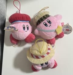 별의 커비 써니데이 mini 봉제인형 3종