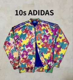 希少 adidas マルチカラー トラックジャケット L ジェレミースコット