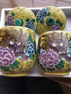 九谷焼き湯飲み茶碗のサムネイル