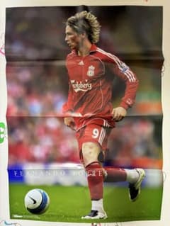 Fトーレス・トニ両面ポスター リバプール・バイエルン サッカーダイジェストのサムネイル