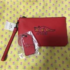 COACH 恐竜　トリケラトプス　ポーチ＆キーホルダー COACH 恐竜 トリケラトプス ポーチ＆キーホルダー - メルカリ