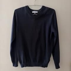 ク*ゲ様 GLOBAL WORK EVERYDRYKNIT Vネックニット ネイのサムネイル