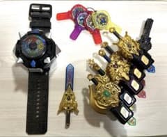 DX妖怪ウォッチオーガ　妖聖剣6本　ホルダー　アークセット　取説付き