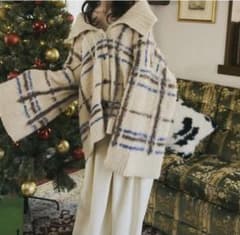 【美品】checked pattern knit Andequalのサムネイル