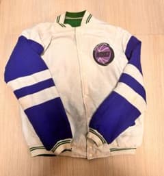 90s USA製風 リバーシブル スタジャン GIANTS NFL Lのサムネイル
