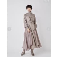 ドッキングワンピース プリーツ ハイネックのサムネイル