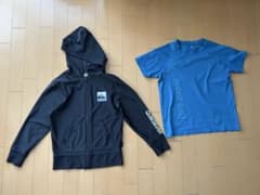 Quiksilver ラッシュガード & mont-bell Tシャツ 140のサムネイル