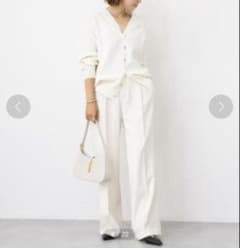 Deuxieme Classe WOOL SERGEタックパンツ36ホワイト - メルカリ