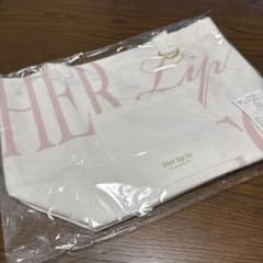 Her lip to トートバッグ 名古屋限定 milky pink ハリプ - メルカリ