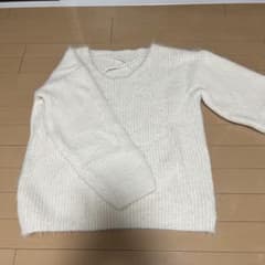 バッククロス リブニット ホワイトのサムネイル