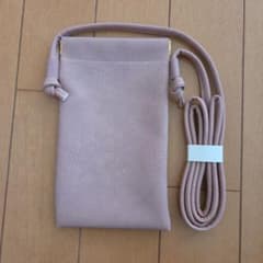 【新品】スマホショルダーバッグ くすみピンクのサムネイル