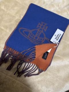 Vivienne Westwood SLATEBLUEマフラー 25x185cmのサムネイル