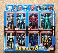 結集!昆虫戦士8 フィギュアセット/ビーファイターカブト