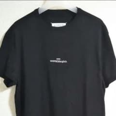 メゾンマルジェラ Tシャツ ブラック 反転 刺繍ロゴ - メルカリ