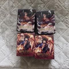 ONE PIECEカードゲーム デッキケース 4個セット 三船長 三兄弟の絆