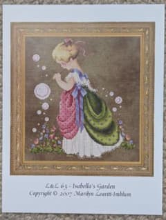 Lavender＆Lace　Isabella's Garden 刺繍図案のサムネイル