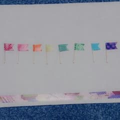 キュート カラフル 旗のサムネイル