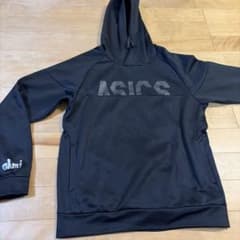 近江高校バレー部asics プルオーバーパーカー ブラック Lのサムネイル