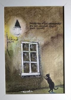 絵画☆ぬくもり☆A5 21×14.8 原画 風景画 風景画 - メルカリ