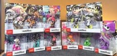 Splatoon amiibo figures (11 figures, many unopened): Squid Sisters and Off the Hook