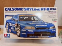 タミヤ 1/10電動RC カルソニックスカイラインGT-R（R34）TL-01 - メルカリ