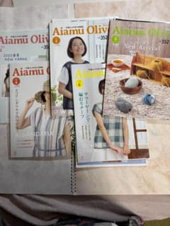 AiamOlive  手編みと手芸の情報誌　23年３月～7月号　アイアムオリーブのサムネイル