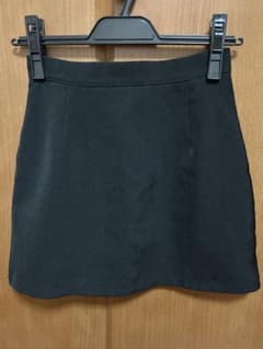 黒 タイトミニスカート バックファスナーのサムネイル