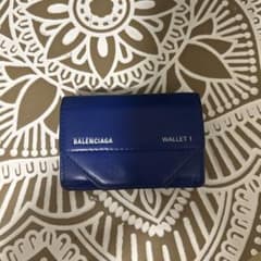 BALENCIAGA 三つ折り財布 ブルーのサムネイル