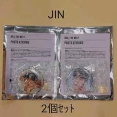 BTS THE BEST PHOTO KEYRING JIN ２個セットのサムネイル