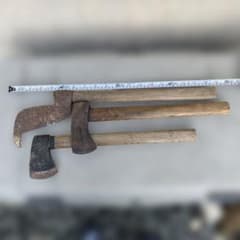 和斧 まさかり ヨキ 薪割り 骨董 古道具のサムネイル