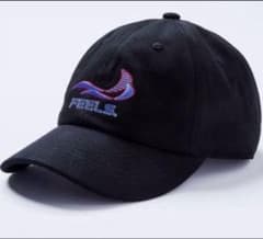 FEELS. LOGO CAP BLACK 上杉柊平 キャップ ブラックのサムネイル