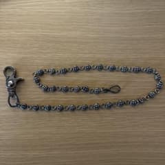 ウォレットチェーン クロスボール シルバー925刻印あり メンズ アクセサリーのサムネイル