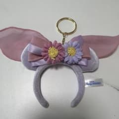 東京ディズニーリゾート 花飾り耳型キーホルダーのサムネイル