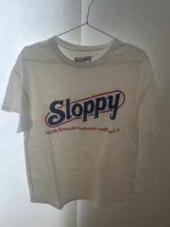 Sloppy 半袖Tシャツ ホワイト アメリカ製のサムネイル
