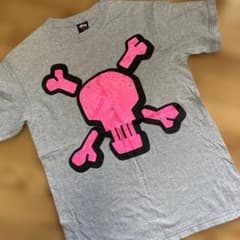 Stussy スカル クロスボーン Tシャツ M - メルカリ
