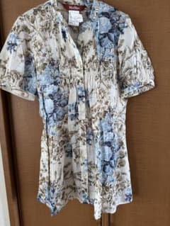 MaxMara 花柄シャツ・ブラウス リネン100% - メルカリ