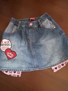 BABYDOLL デニムスカート 130サイズのサムネイル