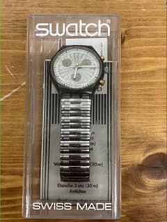 Swatch Chrono クロノグラフ 腕時計 527 スイス製 純正ケース… - メルカリ