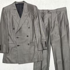 専用☆46(M)シルク混✨GUCCI グッチ ダブルスーツセットアップ 