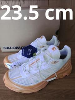 23.5 cm SALOMON White (U)XT-6 FT オレンジ 靴