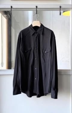 26ss COMOLI コモリ ウエスタンシャツ コットンジャージ サイズ3