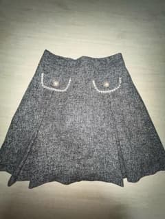 INGNI ツイード ミニスカート グレーのサムネイル
