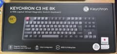 Keychron C3 HE 8K ラピッドトリガー 磁気式ゲーミングキーボード 