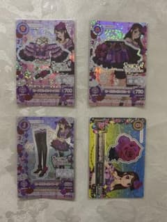 アイカツ 紫吹蘭 プレミアム アイカツカード ローズボンボン セット4枚