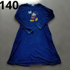 Mitch Key Mouse Long-sleeved dress, navy, size 140, FOKIDS top.