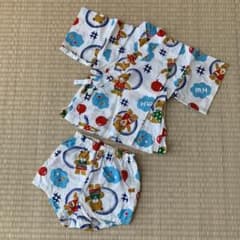ミキハウス 甚平タイプ上下 80のサムネイル