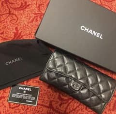 【本日限定値下げ】CHANEL ブラック キルティング 長財布のサムネイル