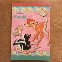 Disney バンビ メモ帳のサムネイル