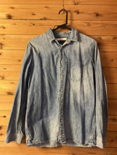 shuca デニム長袖シャツ Lサイズのサムネイル